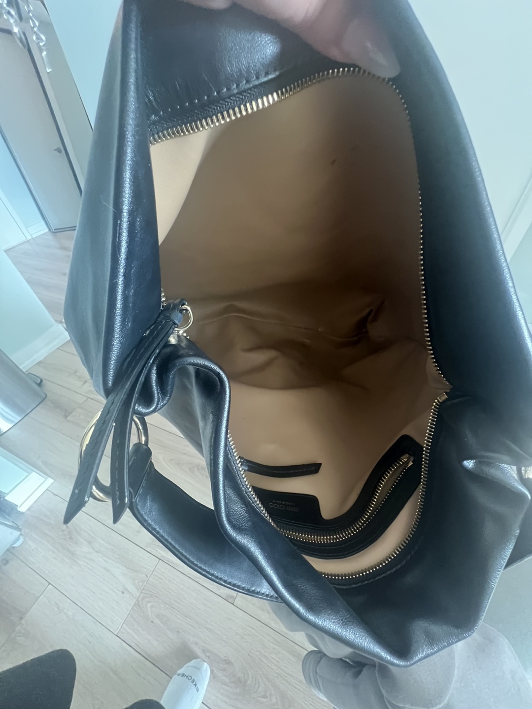 Jimmy Choo Black Leather Bag - photo 4