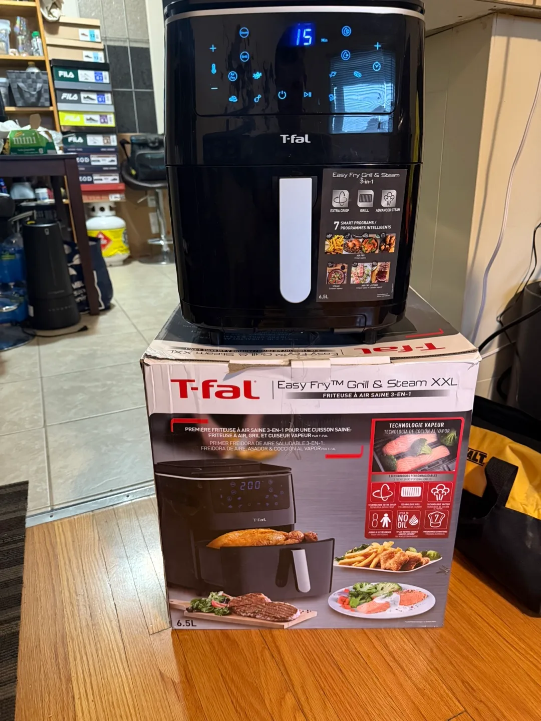 T-fal Easy Fry™ Grill & Steam XXL 6.5L Air Fryer thumbnail