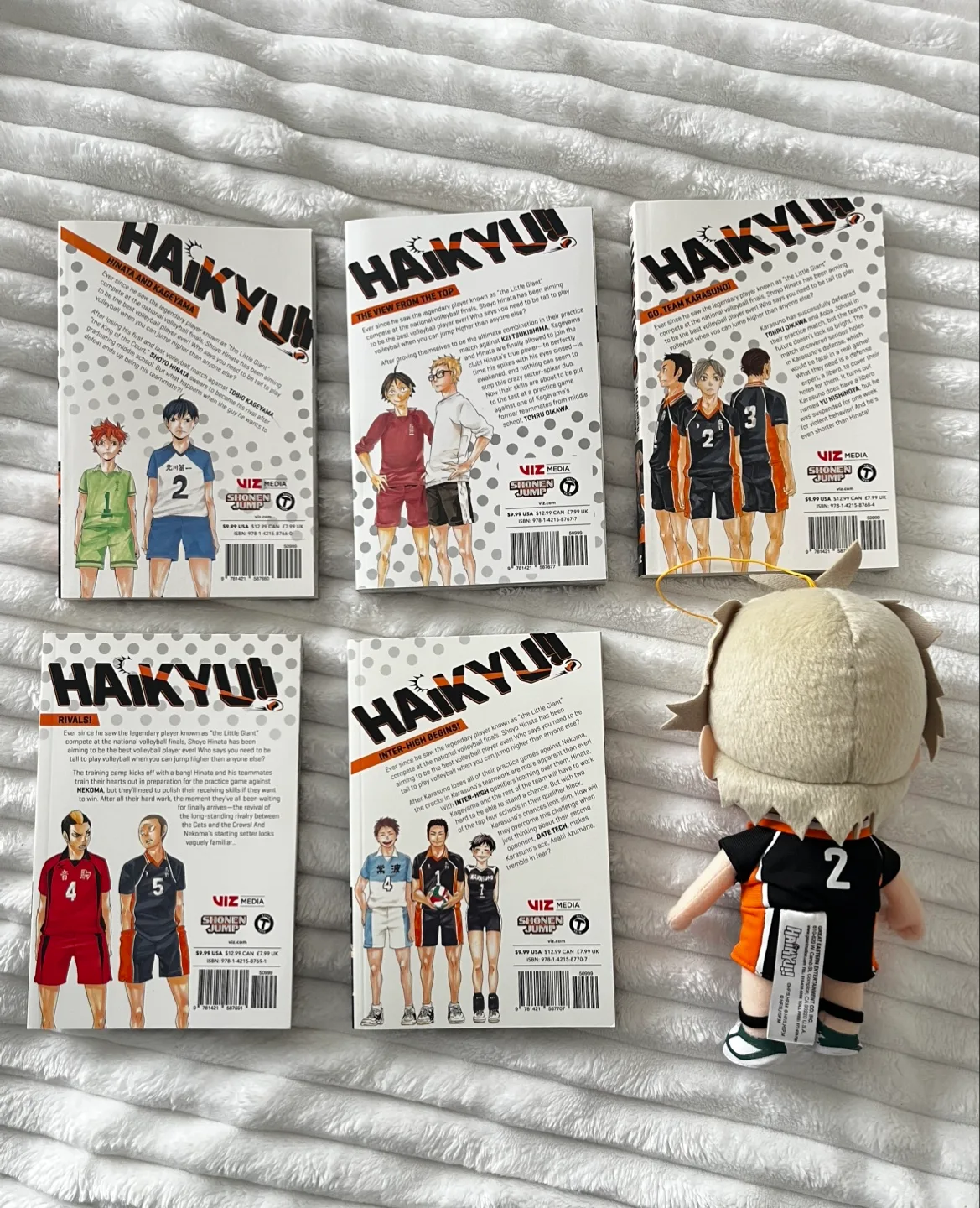 Haikyuu!! Manga Volumes 1-5 + Sugawara Plush image indicator(3)