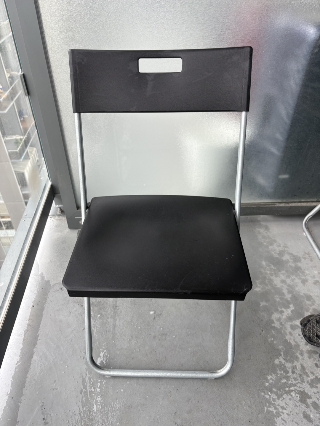 IKEA foldable chair - black (x2) - photo 3
