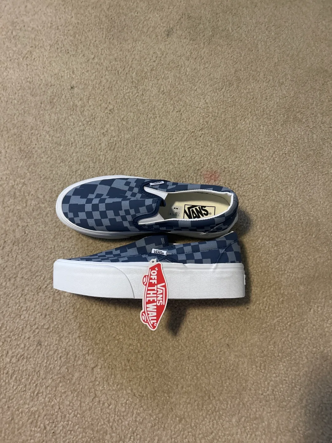 Vans Classic Slip-On Platform Checkerboard Sneakers image indicator(2)