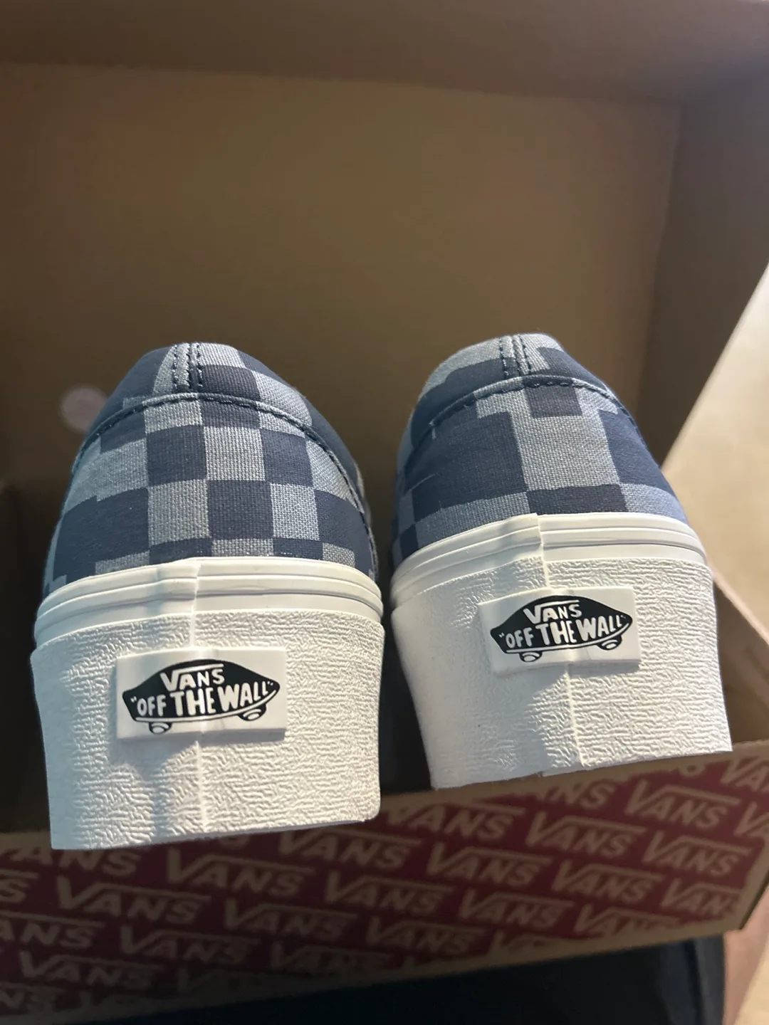 Vans Classic Slip-On Platform Checkerboard Sneakers image indicator(5)