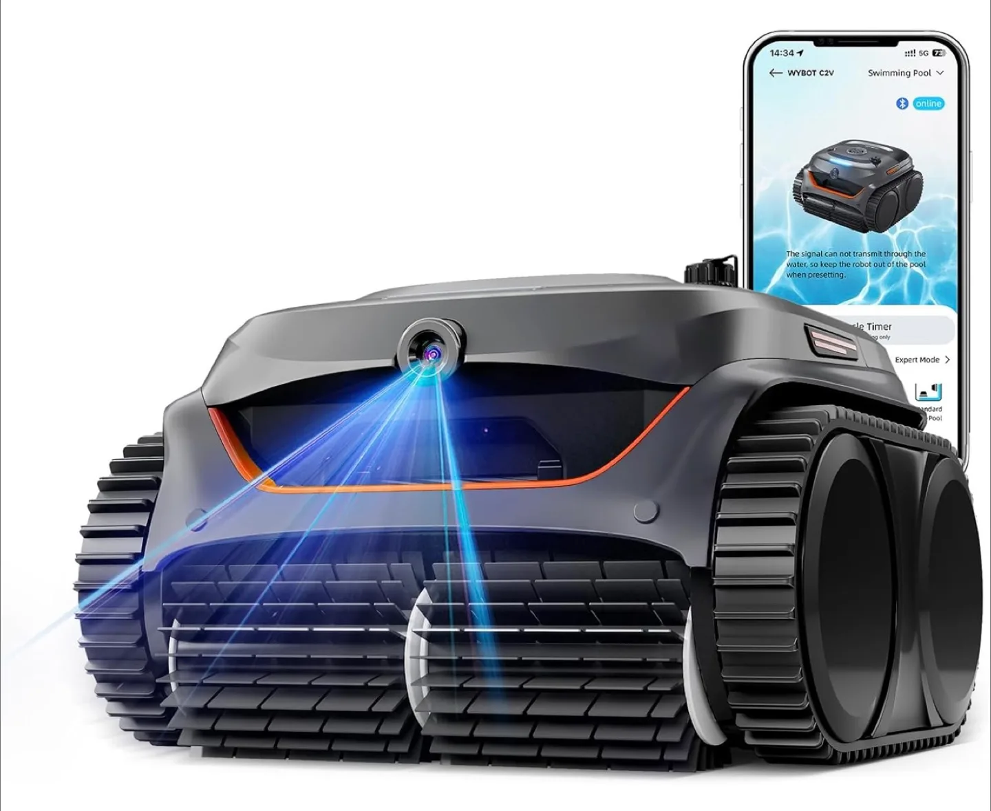 WYBOT C2 Vision Cordless Robotic Pool Cleaner image indicator(3)