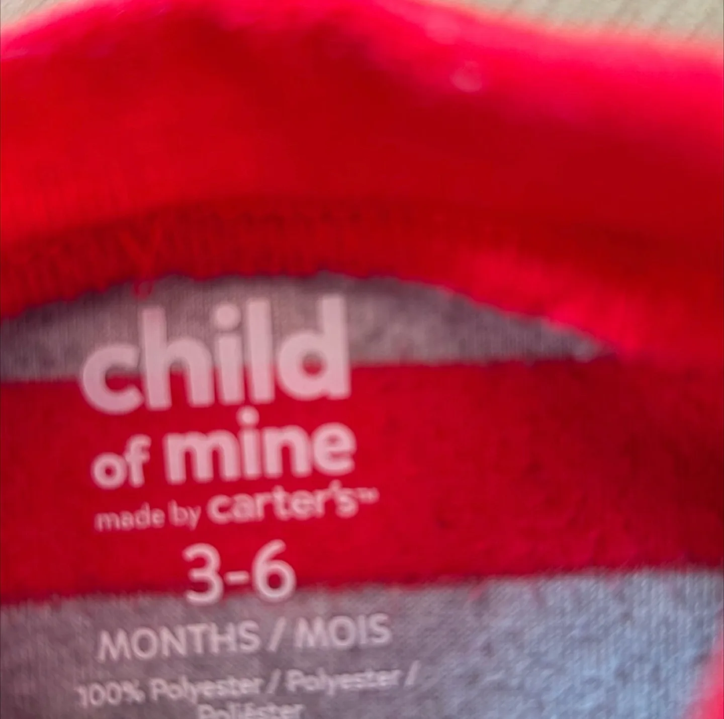 🏒 Carter's Child of Mine Baby Santa Sleeper 3-6 Months image indicator(3)