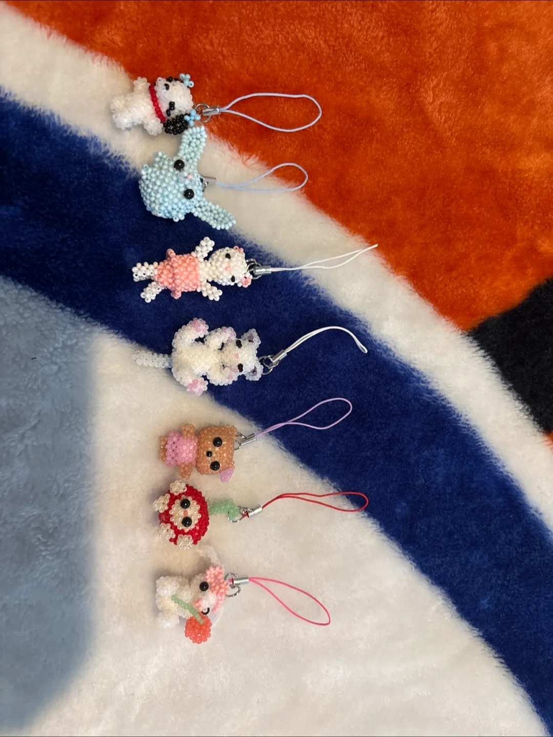 Adorable Beaded Animal Keychains thumbnail