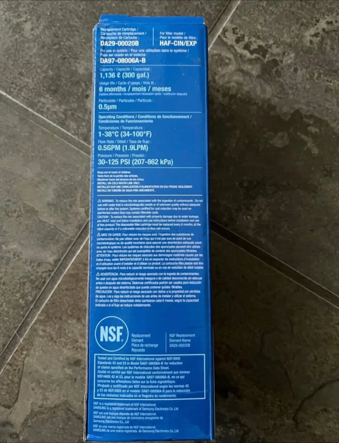 Samsung Refrigerator Water Filter DA29-00020B image indicator(4)