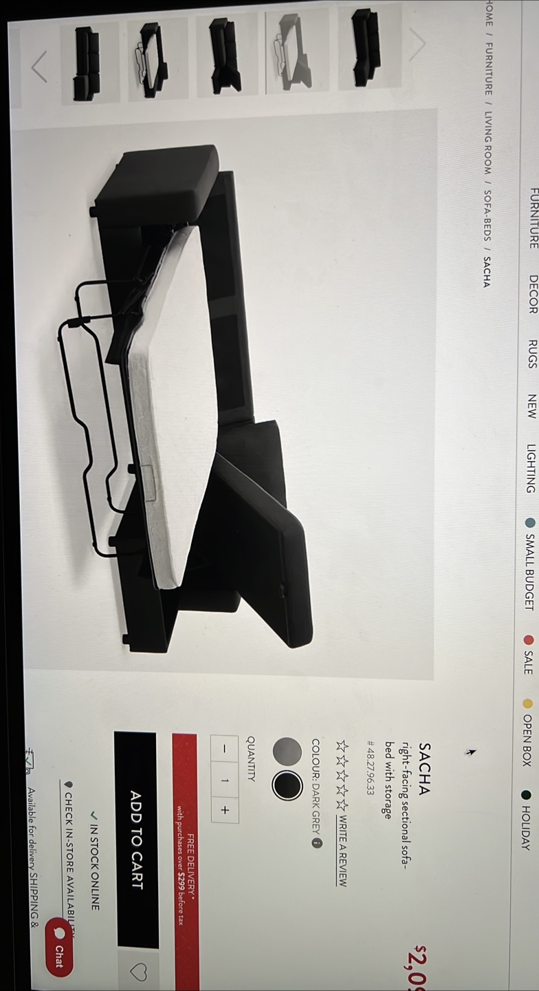 Grey Sofa Bed with Storage. L-Shaped - photo 4