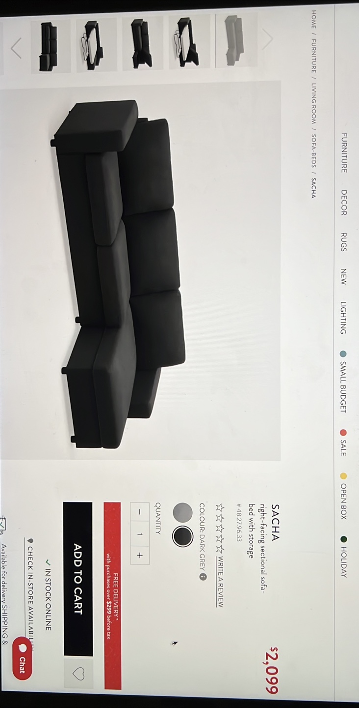 Grey Sofa Bed with Storage. L-Shaped - photo 5