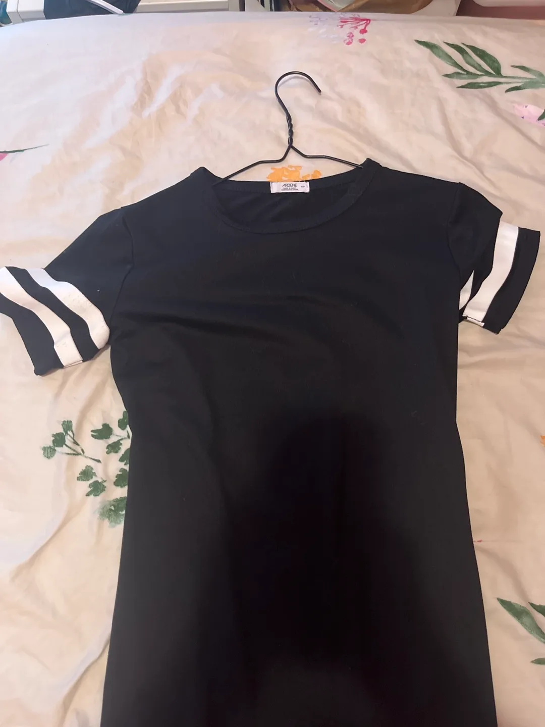 Arden Black and White Stripe Dress Size Small thumbnail