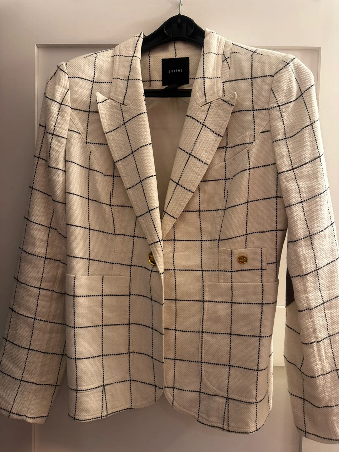 SMYTHE PATCH POCKET DUCHESS BLAZER, Size 8 $275 thumbnail