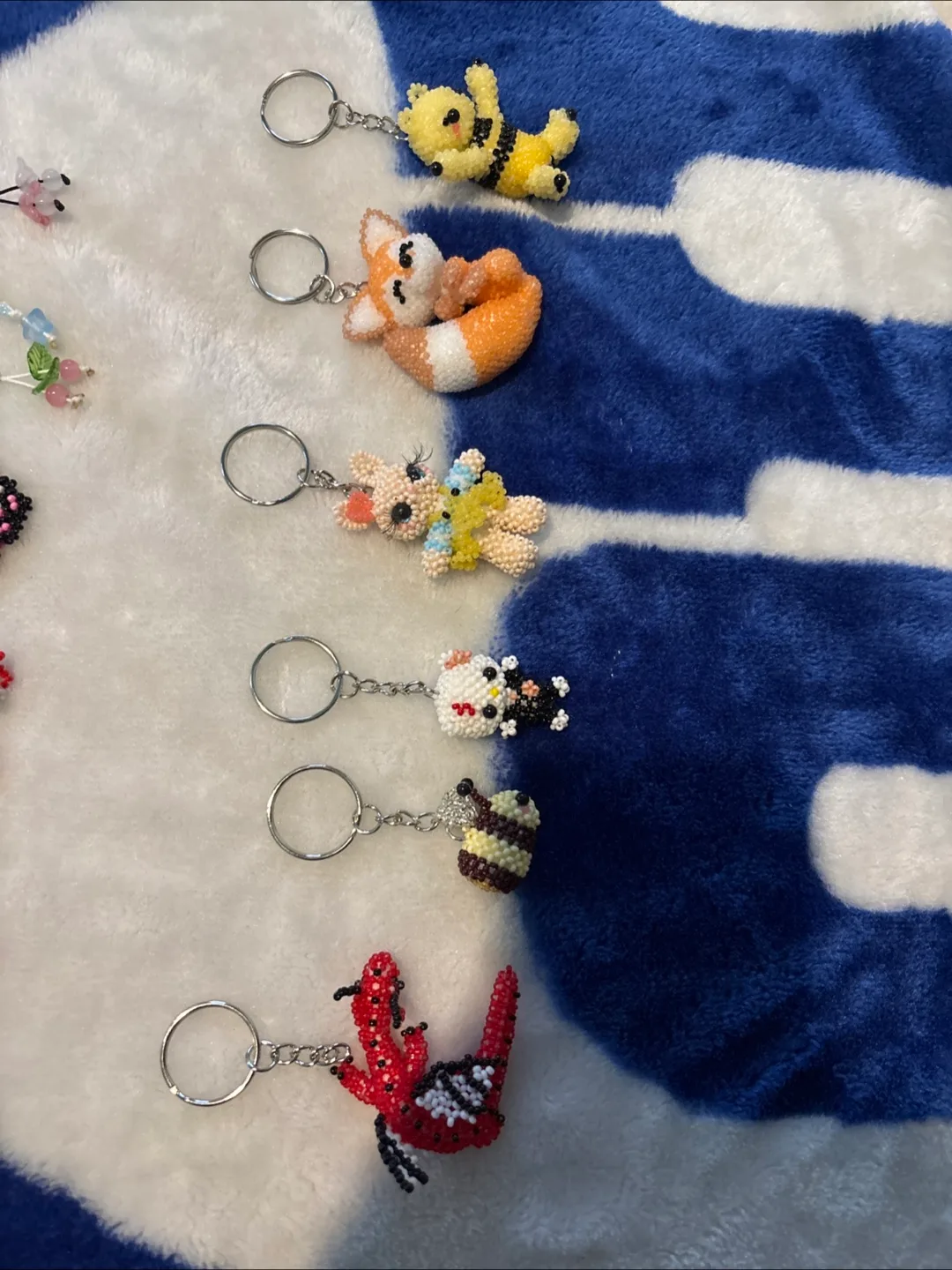 Adorable Handmade Beaded Keychains & Phone Charms image indicator(2)