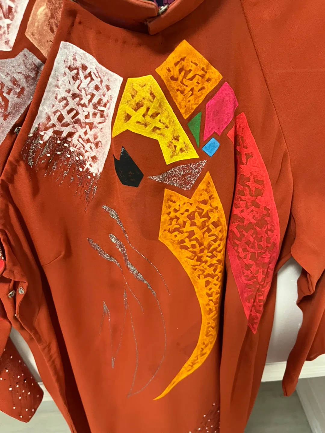 Embroidered Vietnamese Áo Dài image indicator(8)