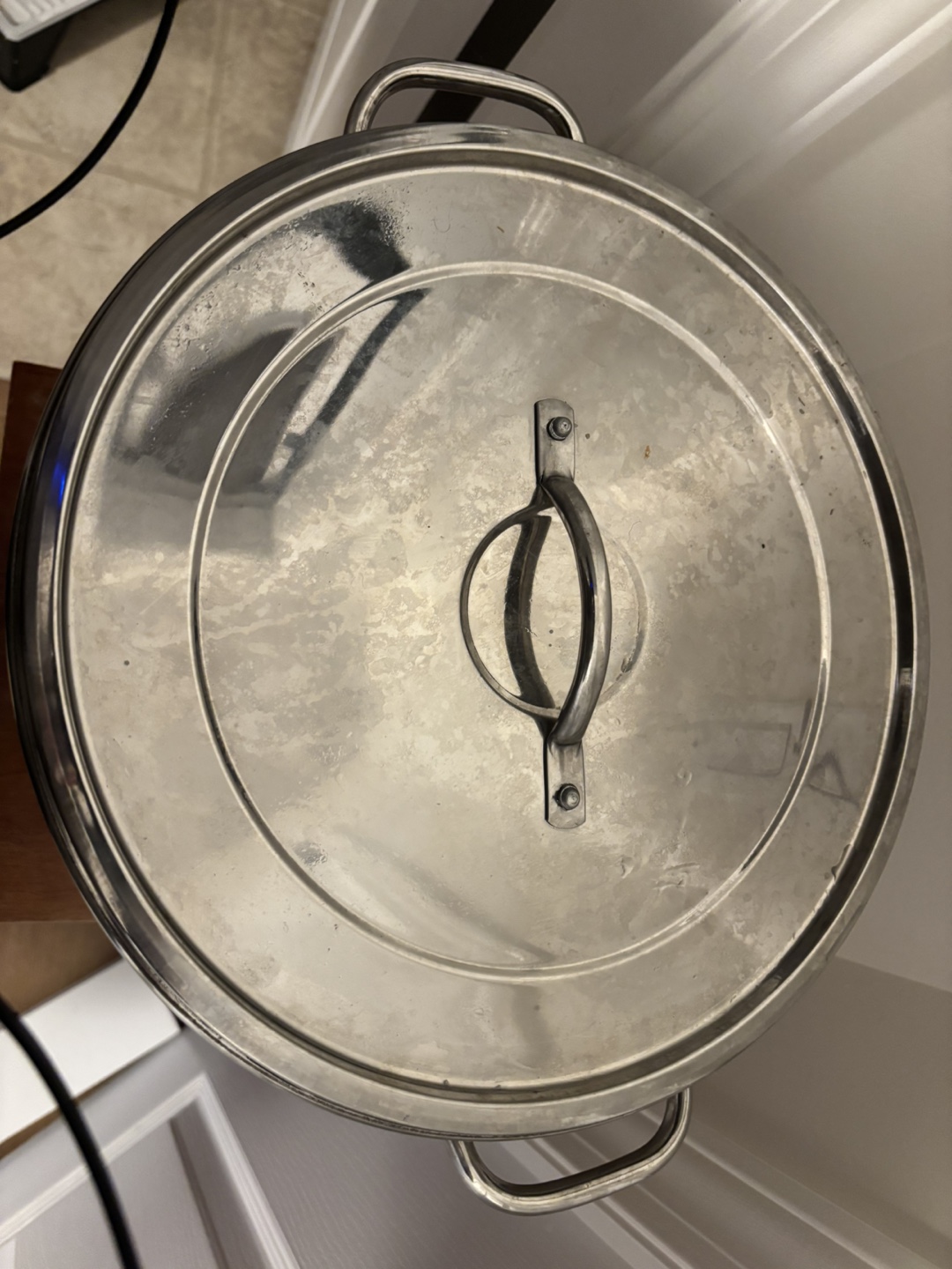Large Stainless Steel Stock Pot with Lid - photo 2