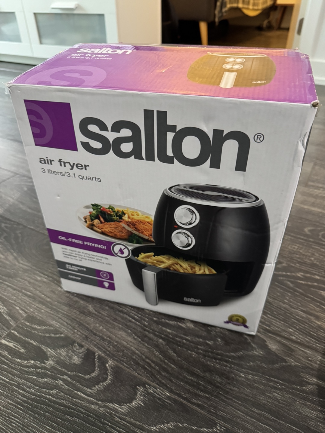 Salton 3 Liter/3.1 Quart Air Fryer