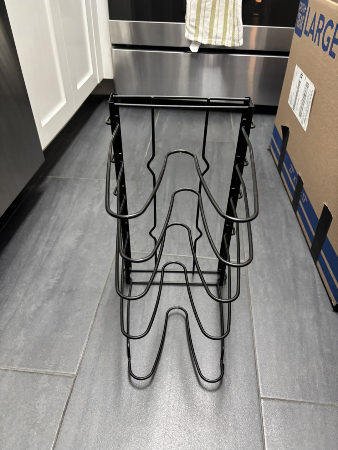 Black pots & pans Organizer Rack - photo 2