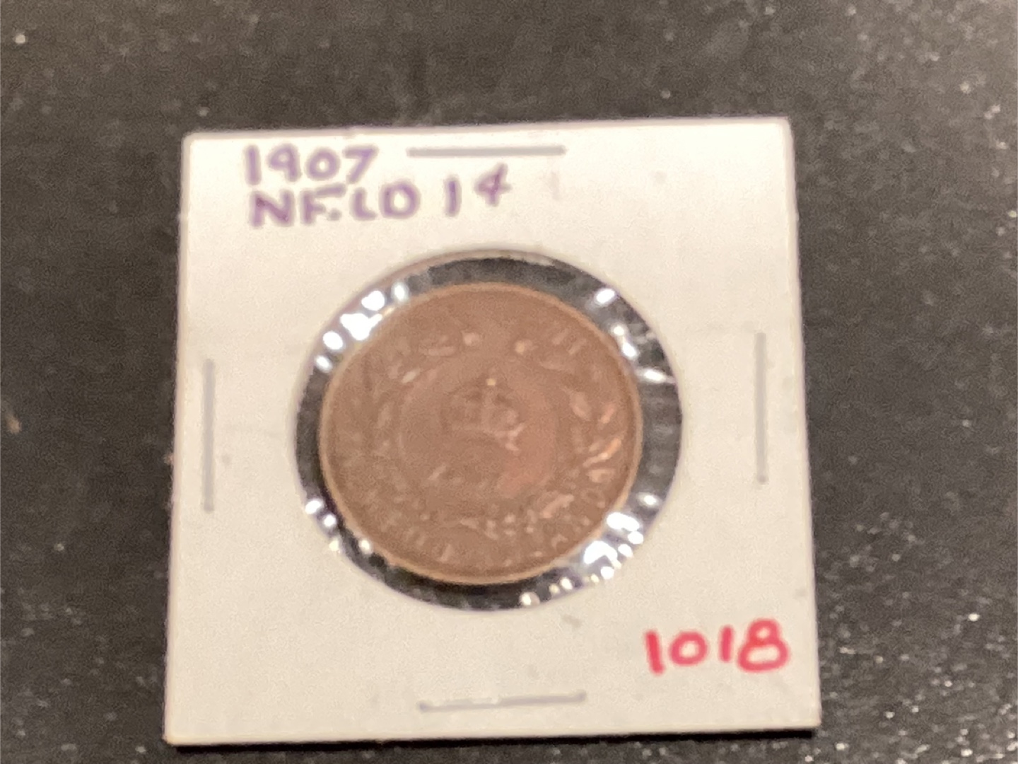 1907 Newfoundland One Cent Coin - photo 4