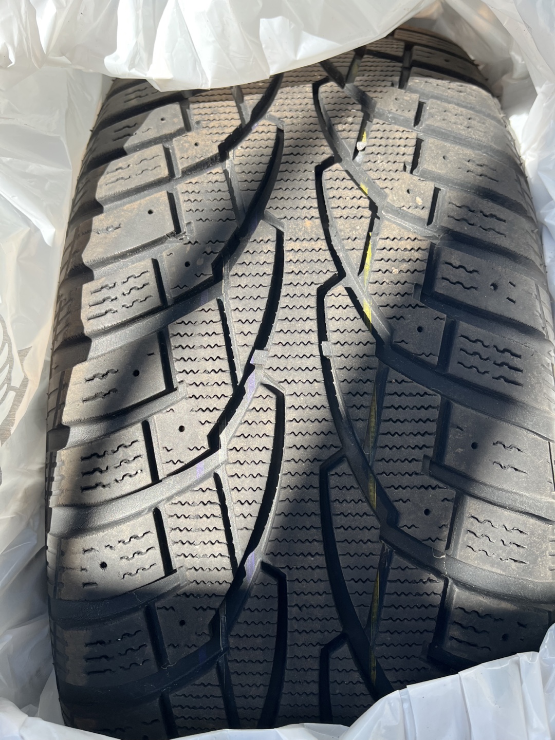 Used 235/55R17 Winter Tire on Steel Rim