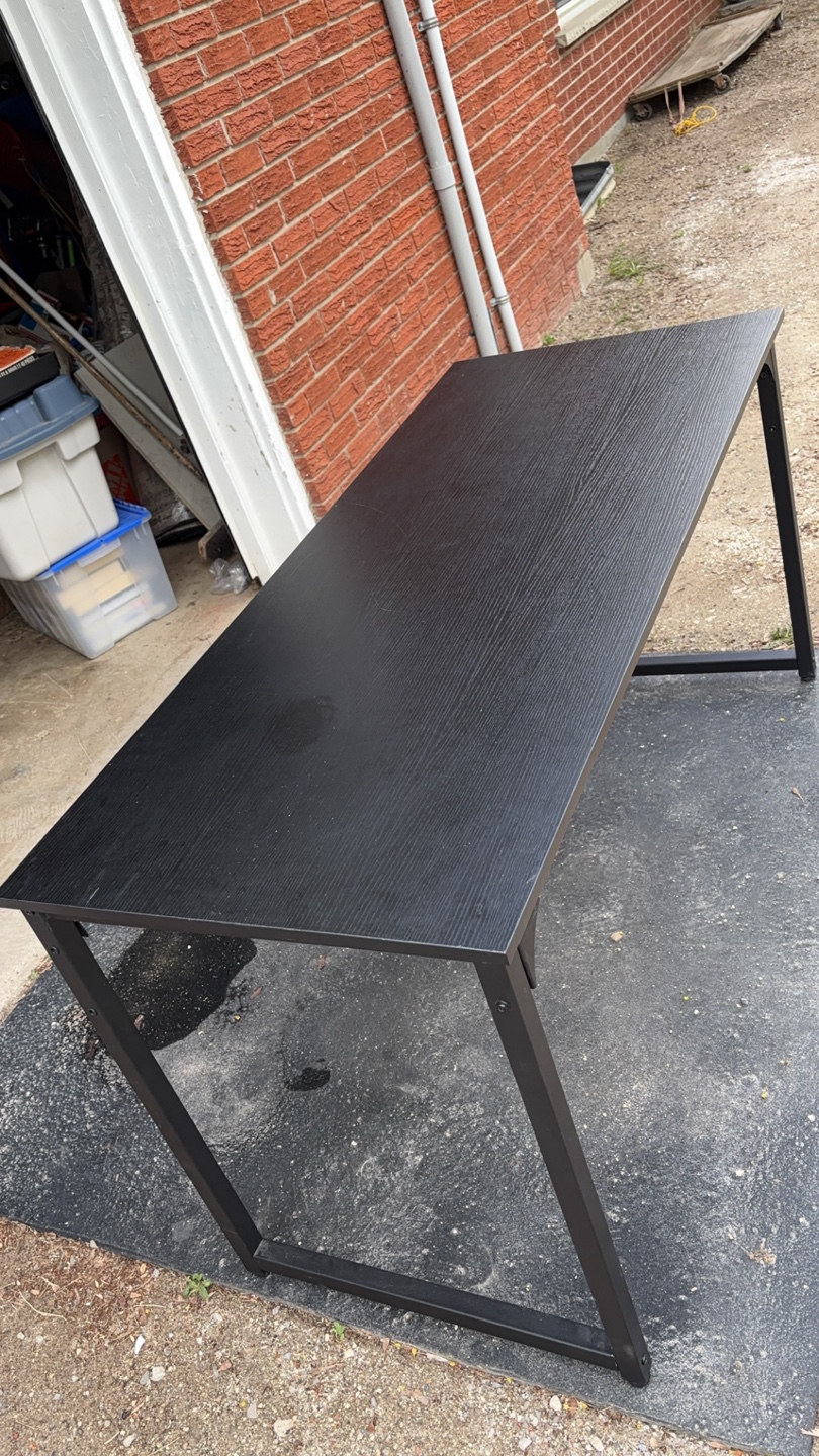Black Computer Desk - Modern & Minimalist