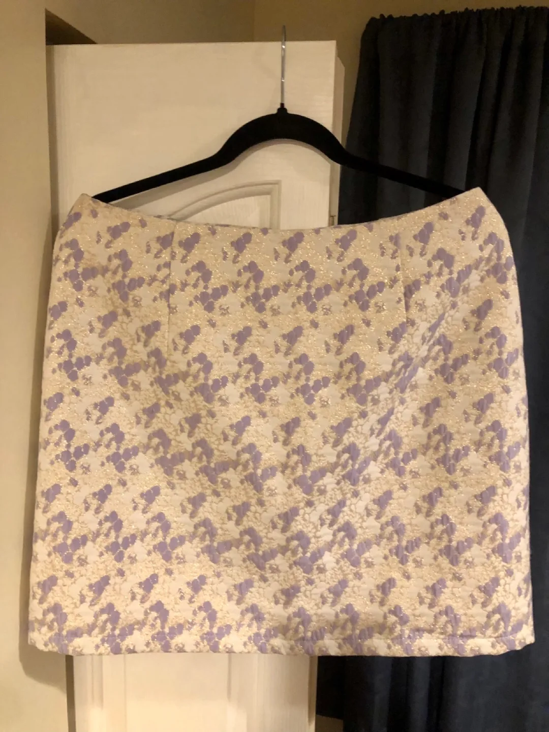 Pieces Size XL Purple and Gold Patterned Skirt thumbnail