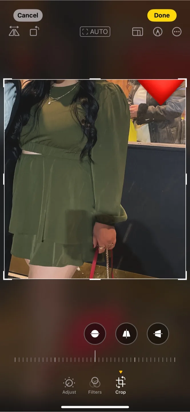 PrettyGarden Olive Green Cut-Out Dress Size L image indicator(3)