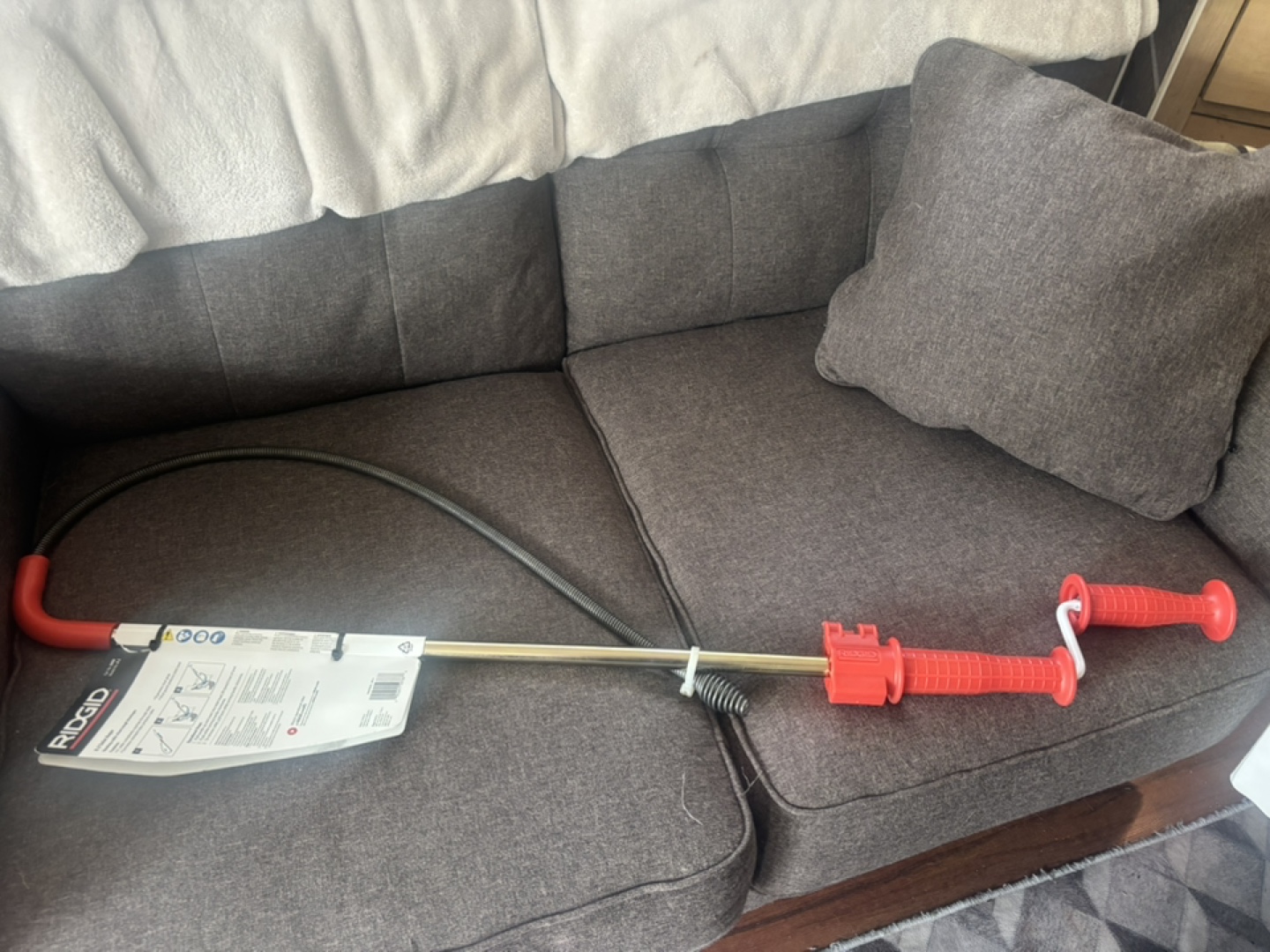 RIGID K3 3 Ft. Toilet Auger with Bulb Head Model # 59787 - photo 5