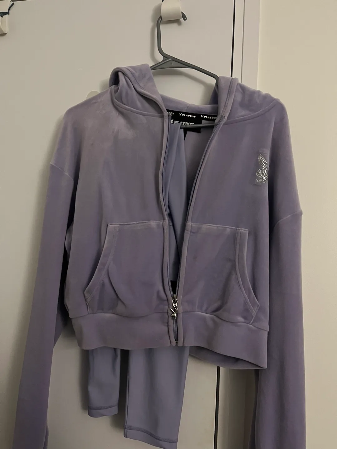 Playboy Zip-Up Hoodie and Leggings Set thumbnail