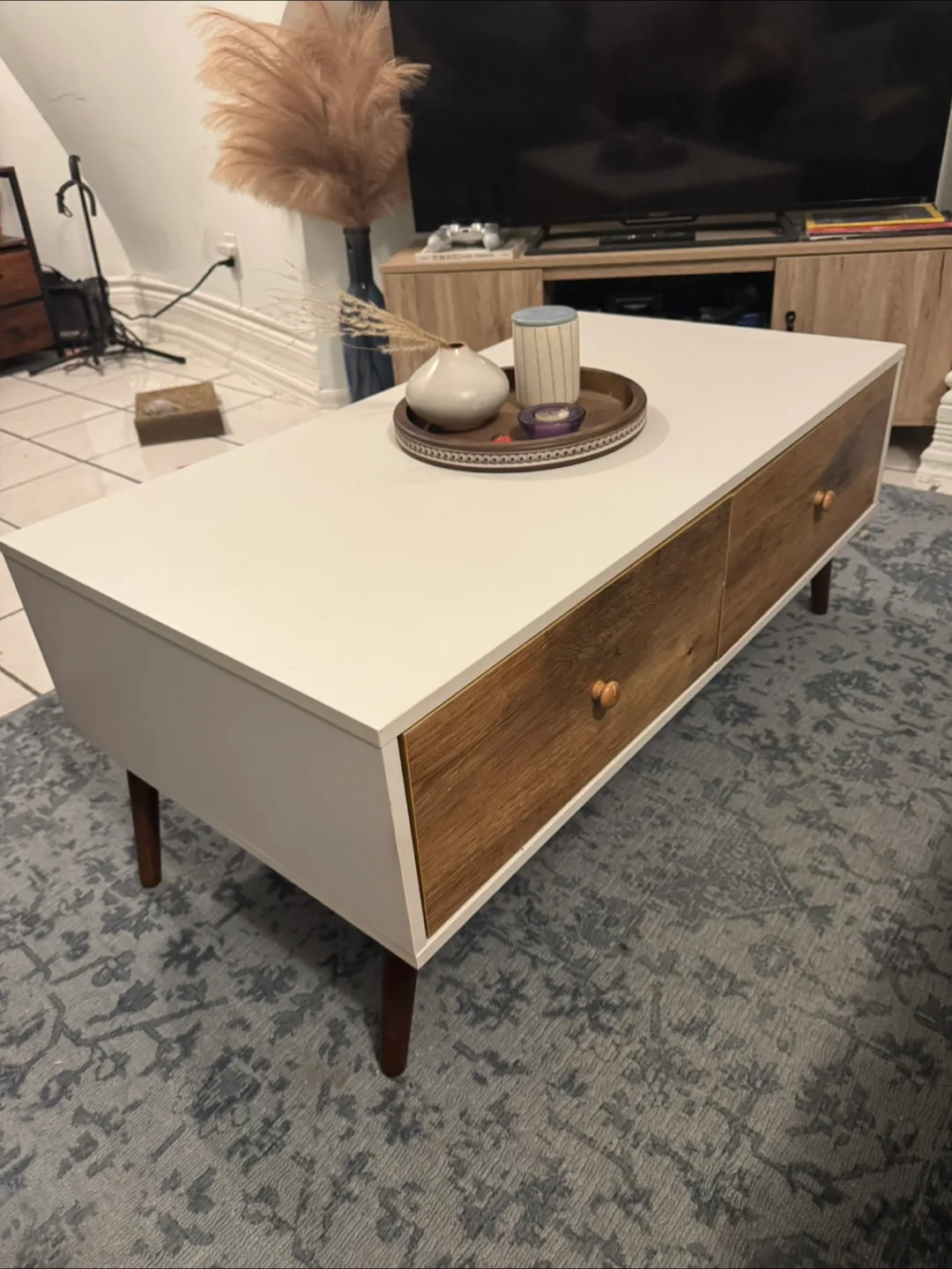 Coffee Table w Storage Drawers thumbnail