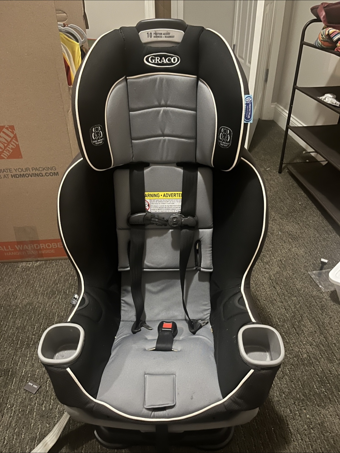 Graco Extend2Fit Convertible Car Seat - Gotham