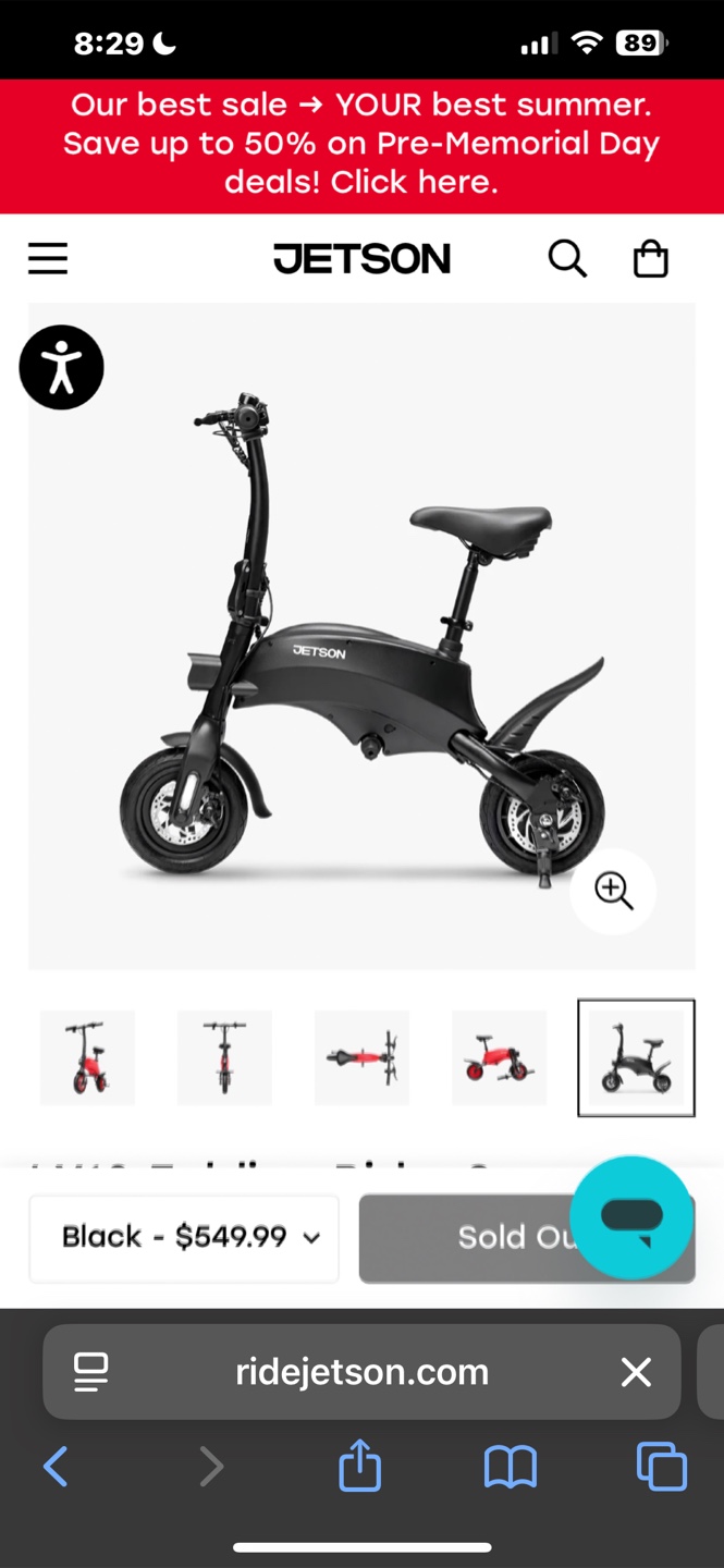 Jetson Electric Folding Bike