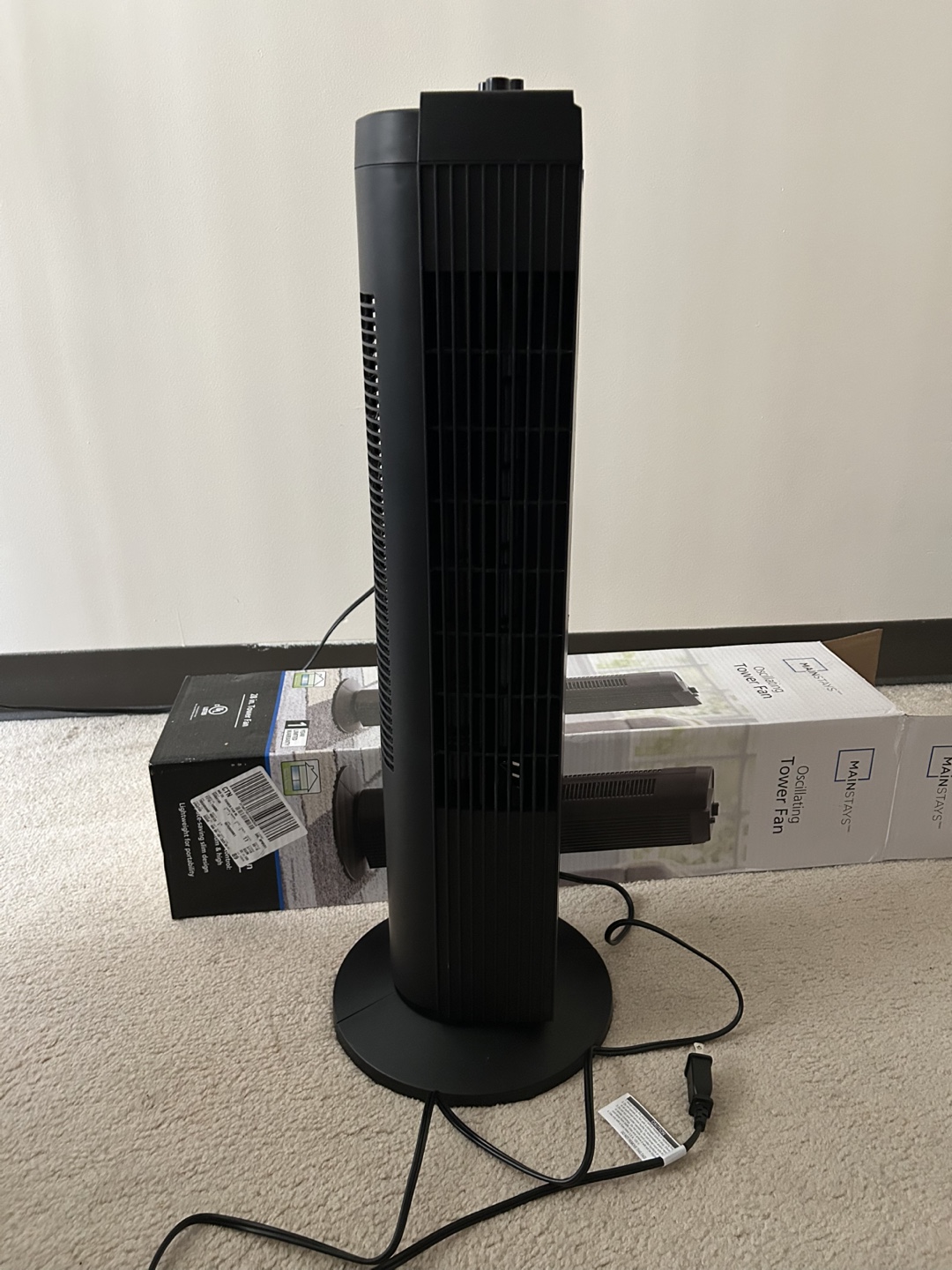 Mainstays 28-inch Oscillating Tower Fan - photo 3