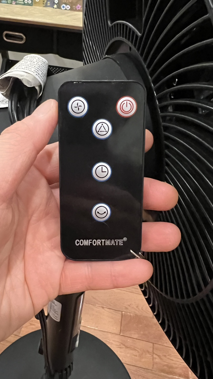 ComfortMate Stand Fan with Remote & Cover - photo 4
