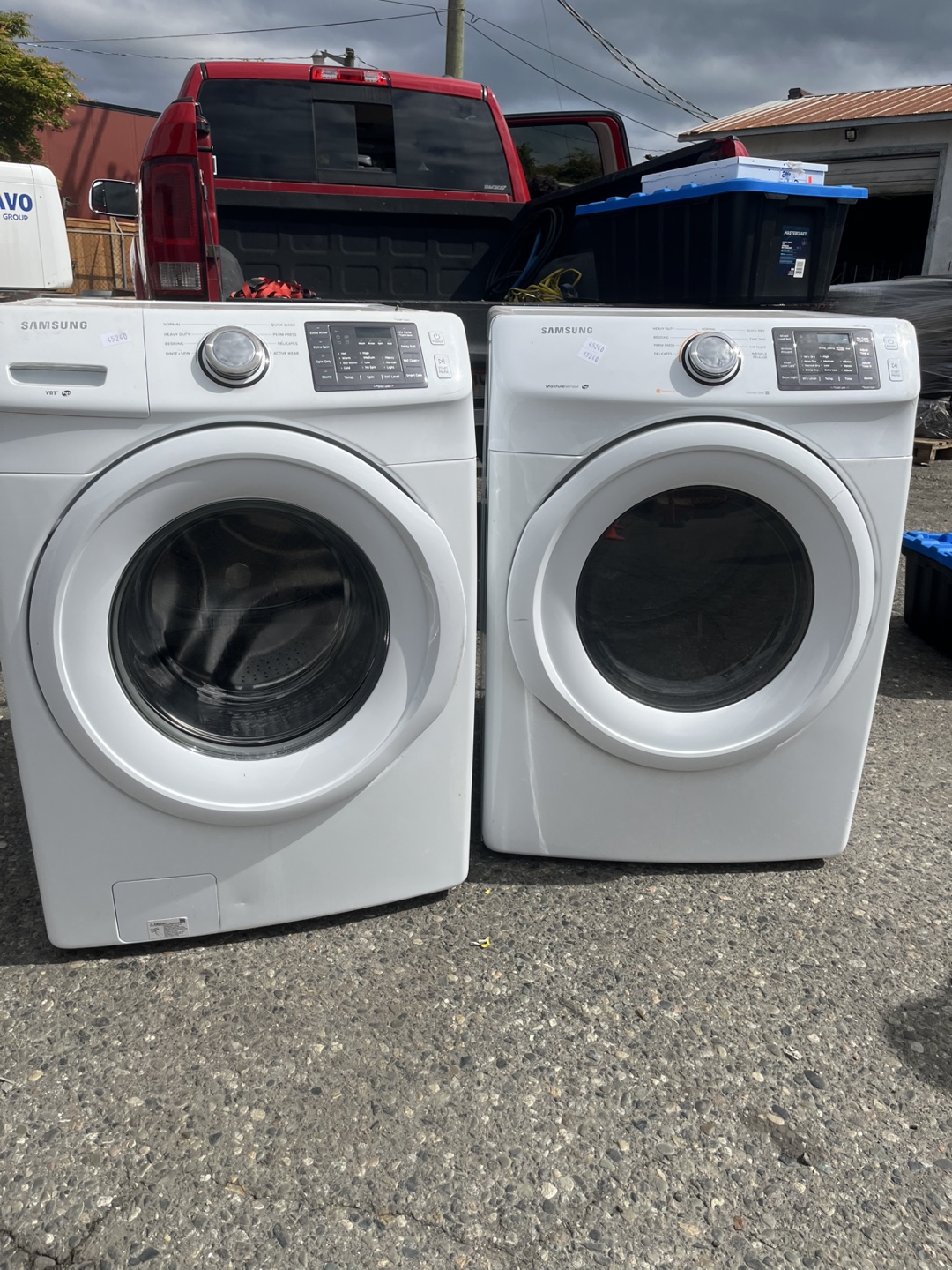 Samsung Washer and Dryer Set