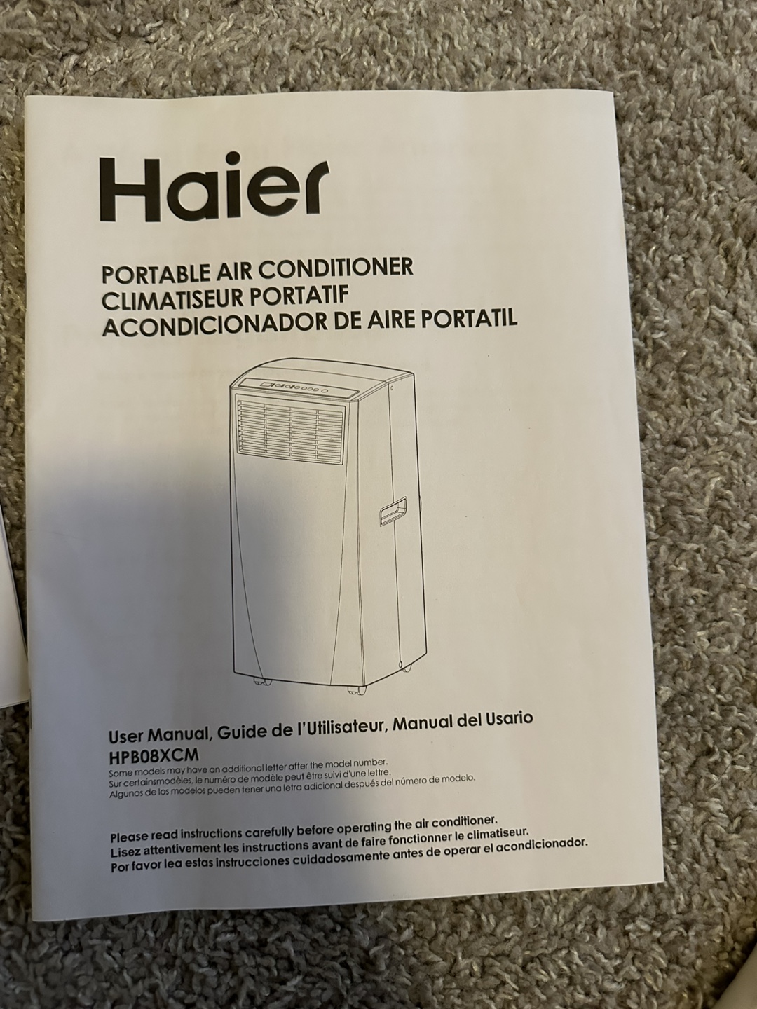 Haier HPB08XCM Portable Air Conditioner - photo 4