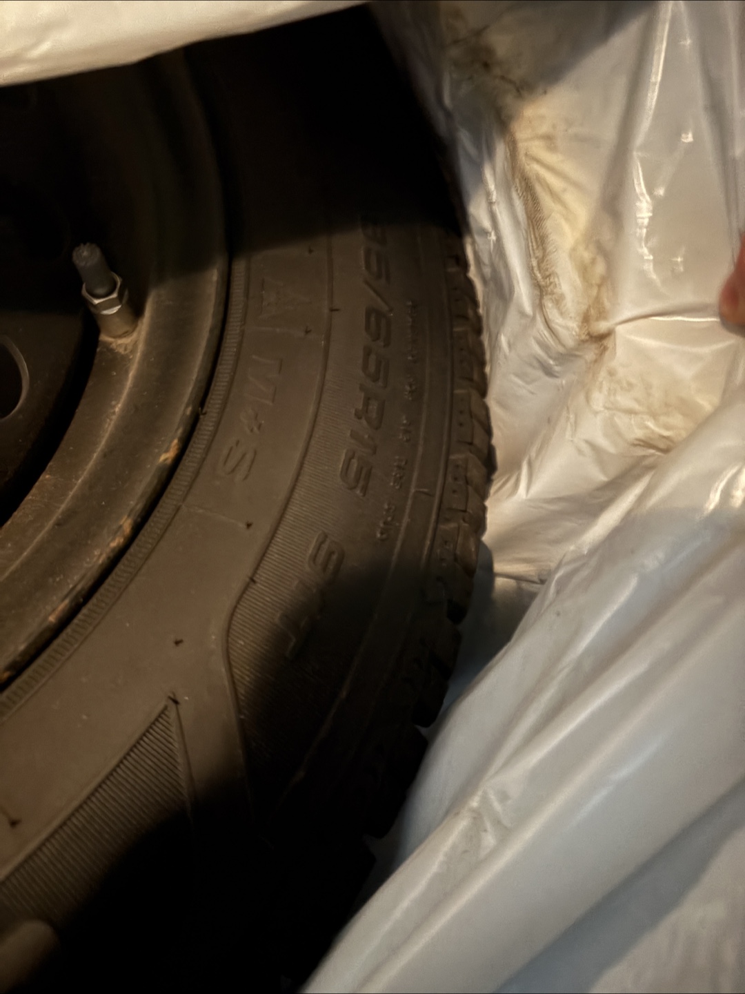 Goodyear Used Winter Tire on Rim - photo 2