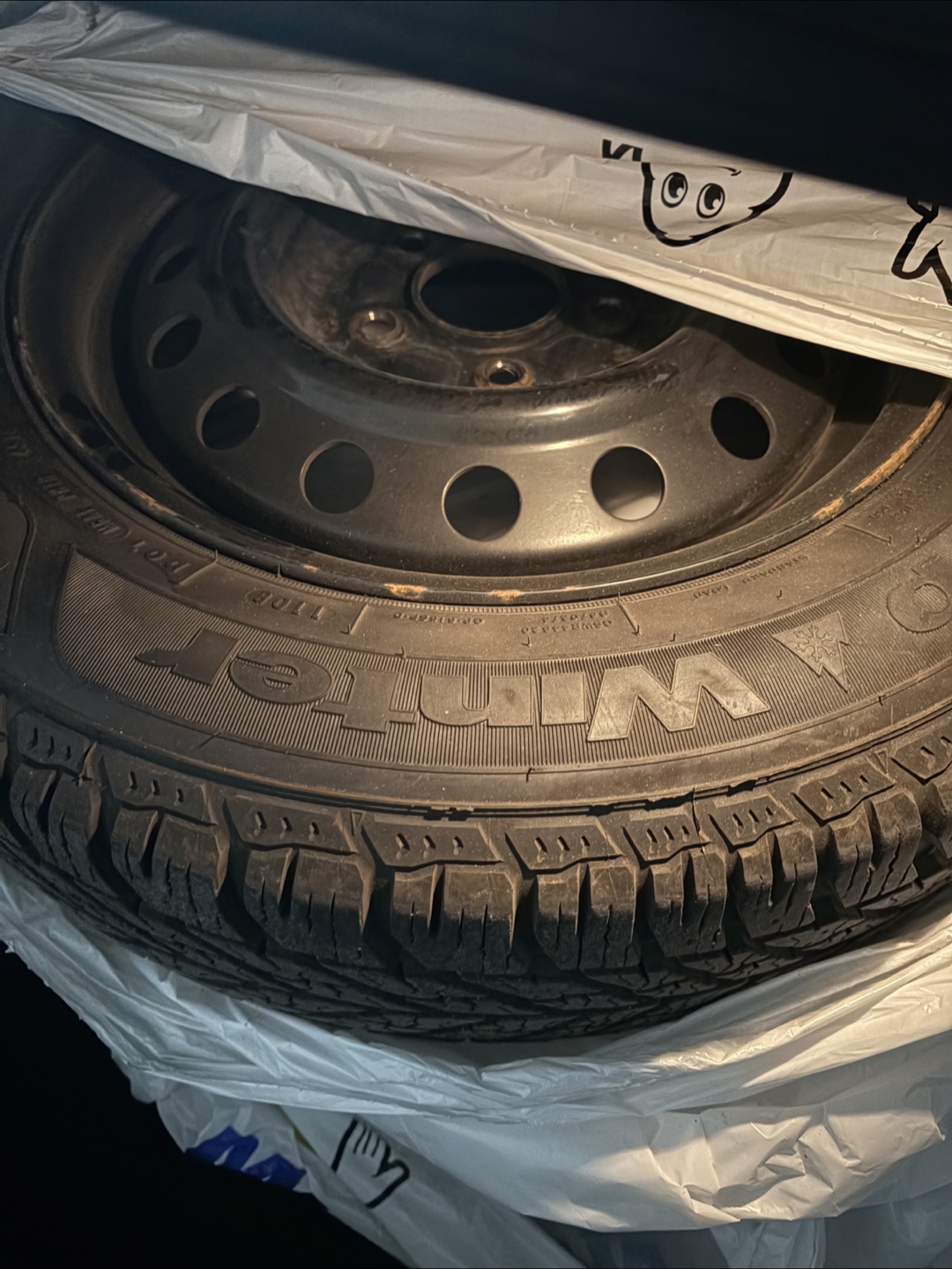 Goodyear Used Winter Tire on Rim - photo 5