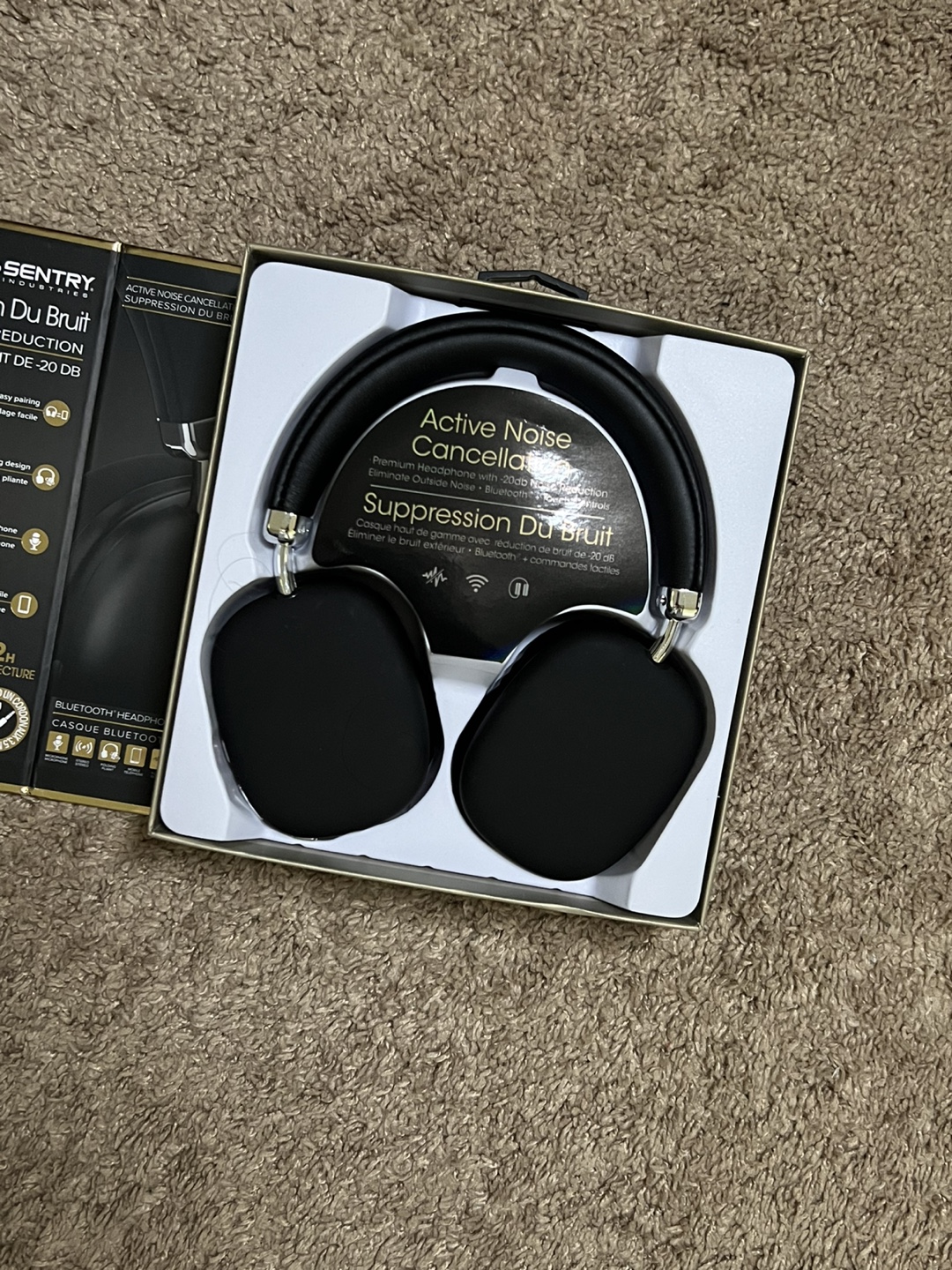Sentry Active Noise Cancellation Bluetooth Headphones - photo 2