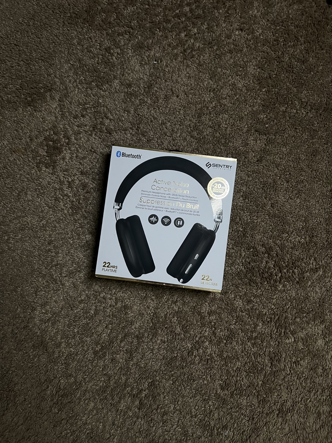 Sentry Active Noise Cancellation Bluetooth Headphones