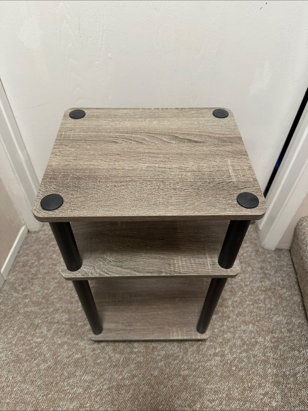 Three-Tier Wooden Shelf Unit Side Table - 2 Available - photo 5