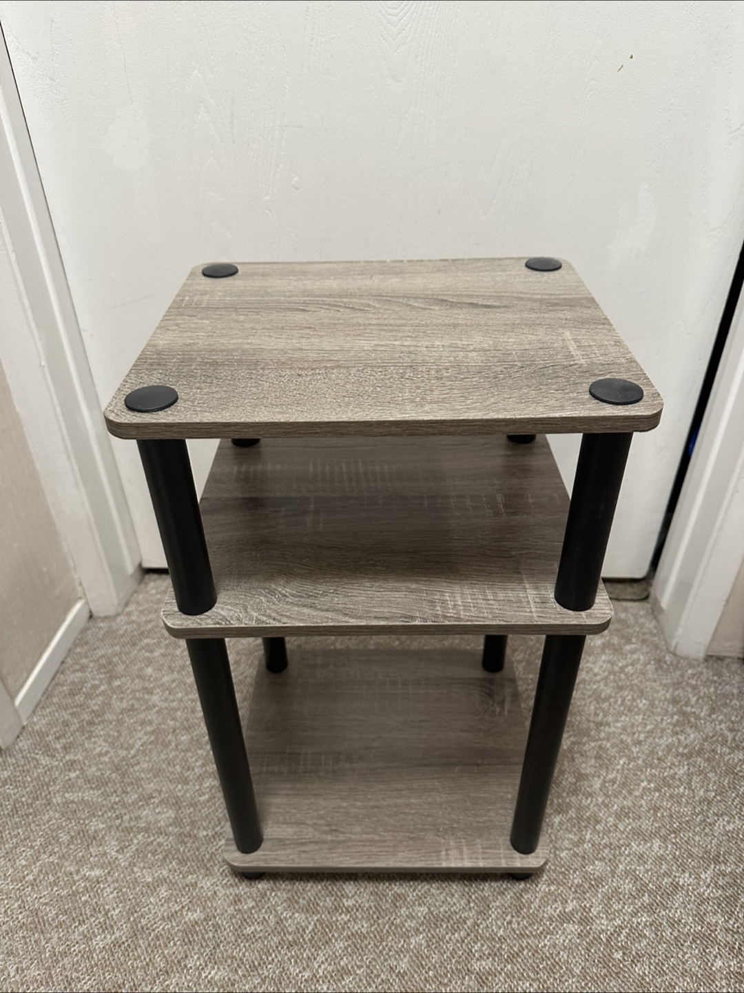 Three-Tier Wooden Shelf Unit Side Table - 2 Available - photo 3
