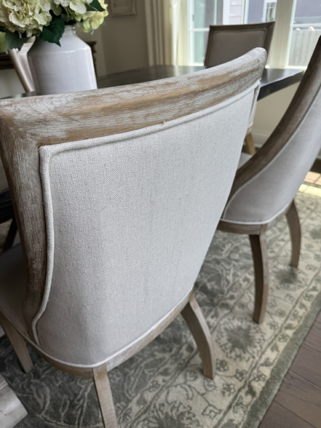 Farmhouse Style Dining Table with Six Chairs - photo 3