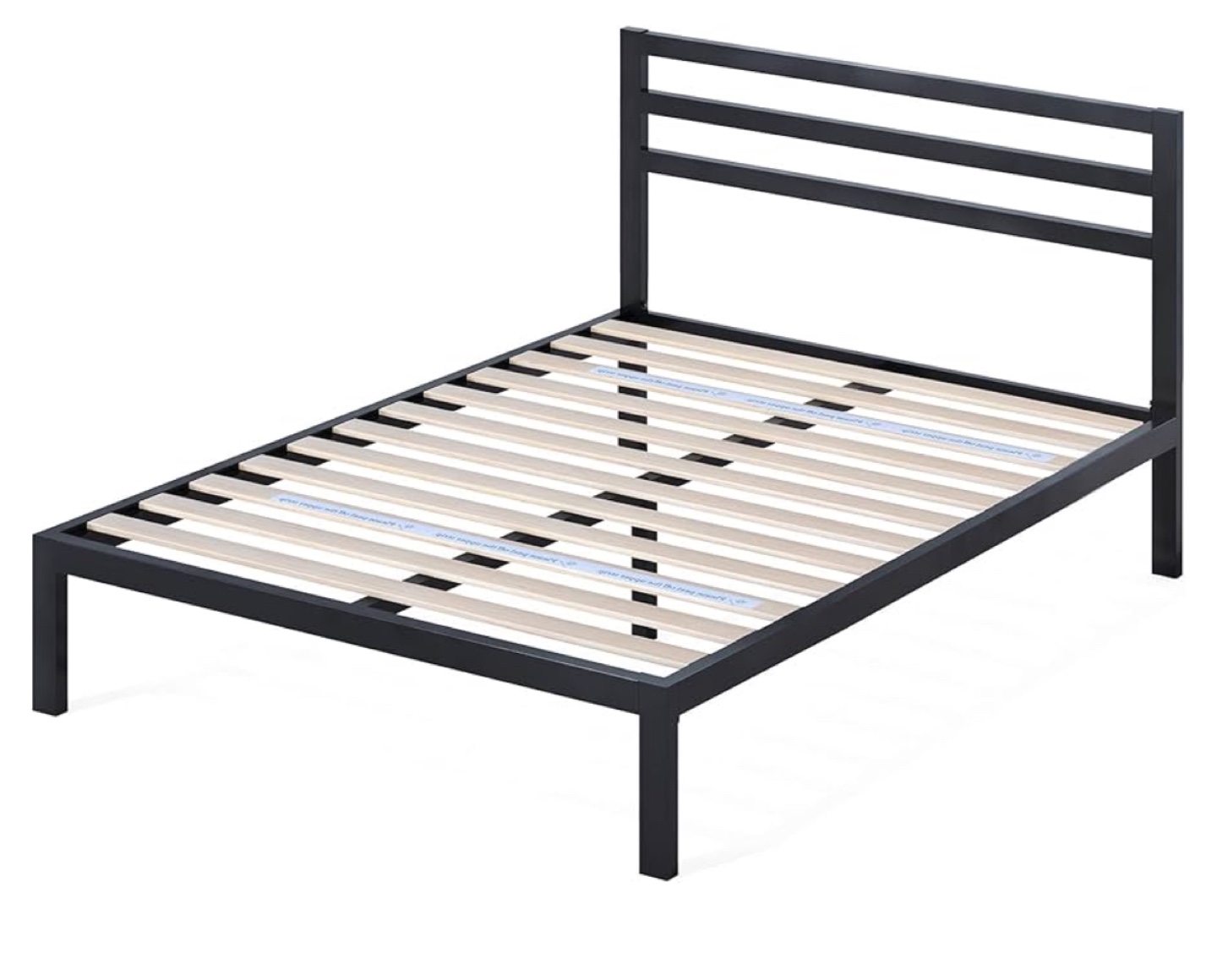 Metal Platform Bed Frame - Full/Double + Mattress