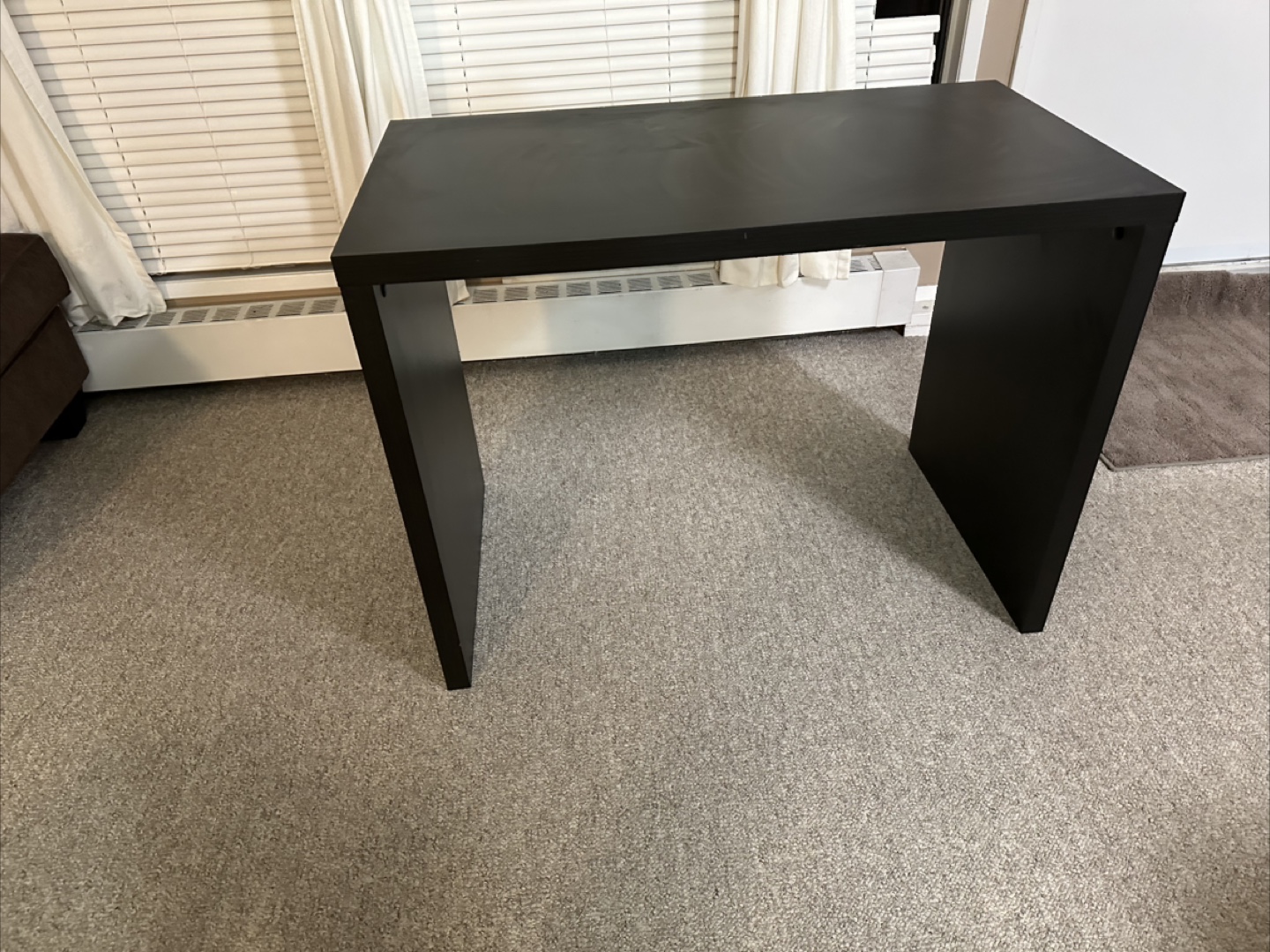 Black Wooden Console Table/Desk - photo 2