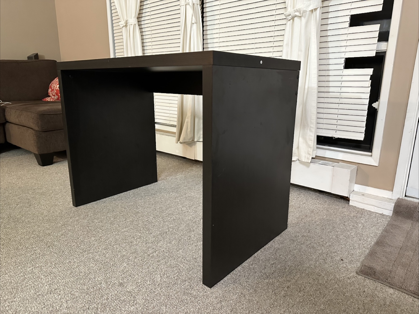 Black Wooden Console Table/Desk - photo 4