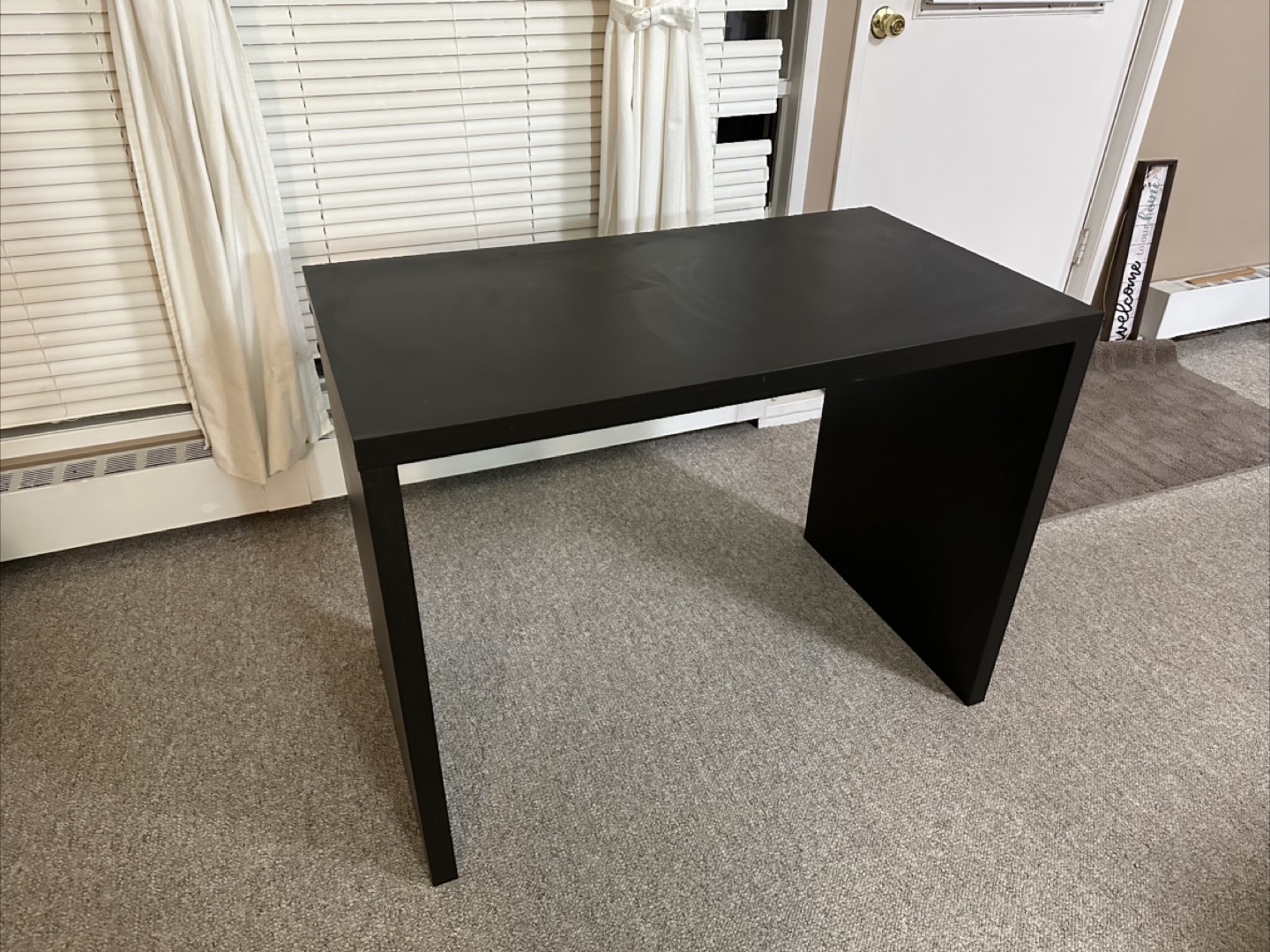 Black Wooden Console Table/Desk