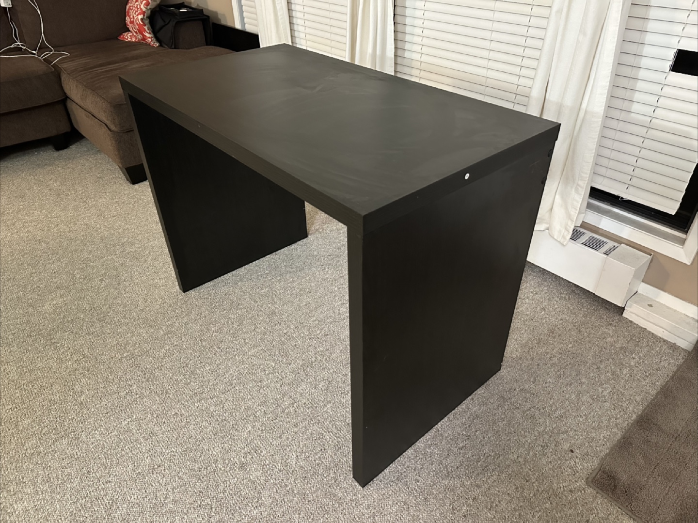 Black Wooden Console Table/Desk - photo 3