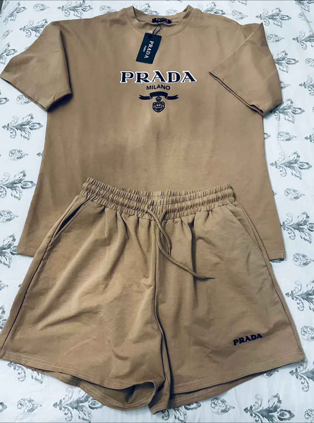 Prada Beige Lounge Set thumbnail