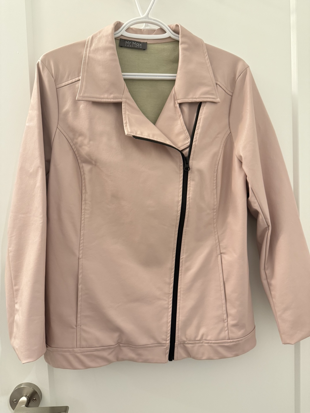 Pink M.Max Faux Leather Jacket - photo 2