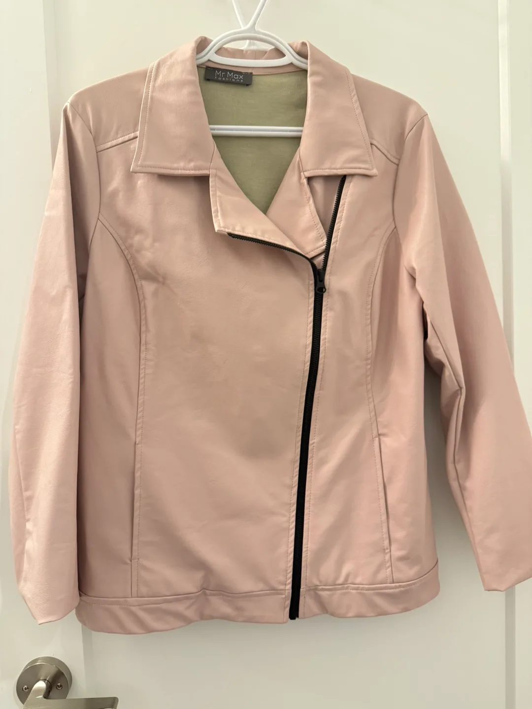 Pink M.Max Faux Leather Jacket image indicator(2)