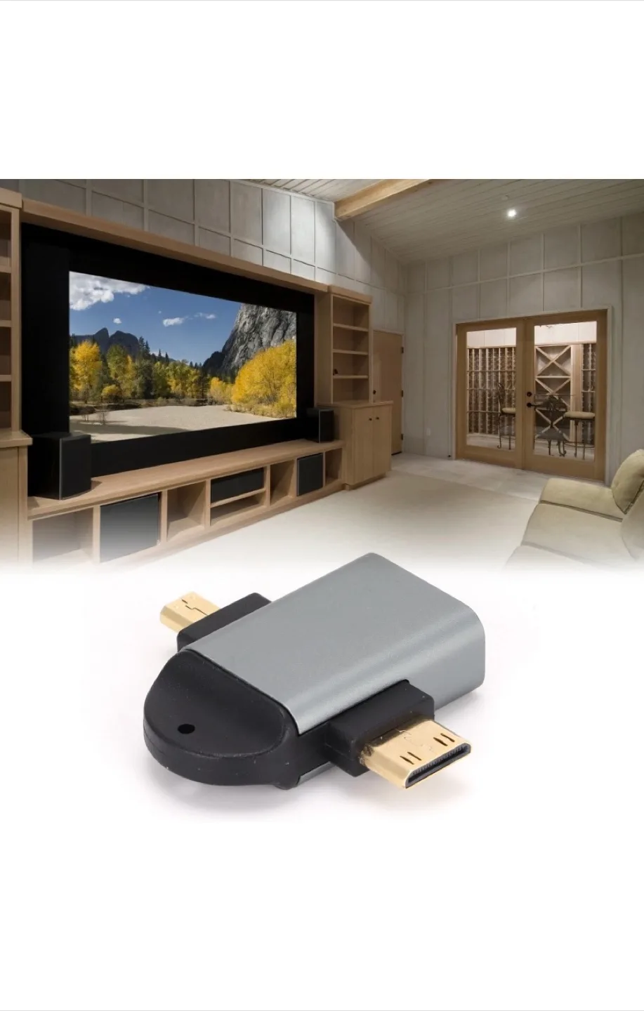 Micro USB & Mini HDMI to HDMI Adapter image indicator(5)