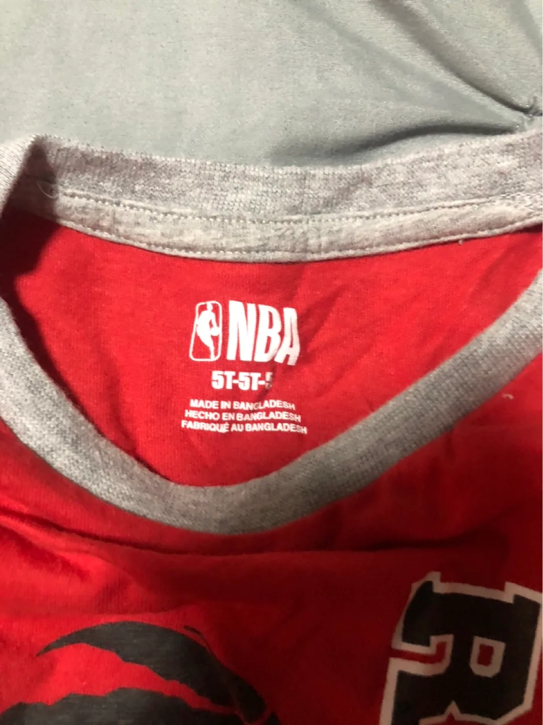 Toronto Raptors Kids Pajamas Size 5T image indicator(3)